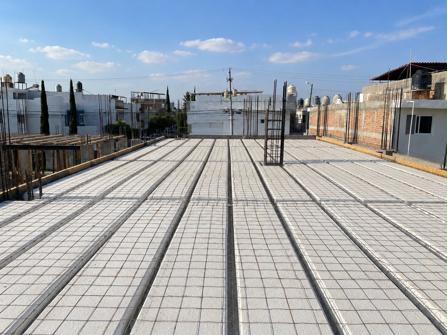 Losa terminada en obra